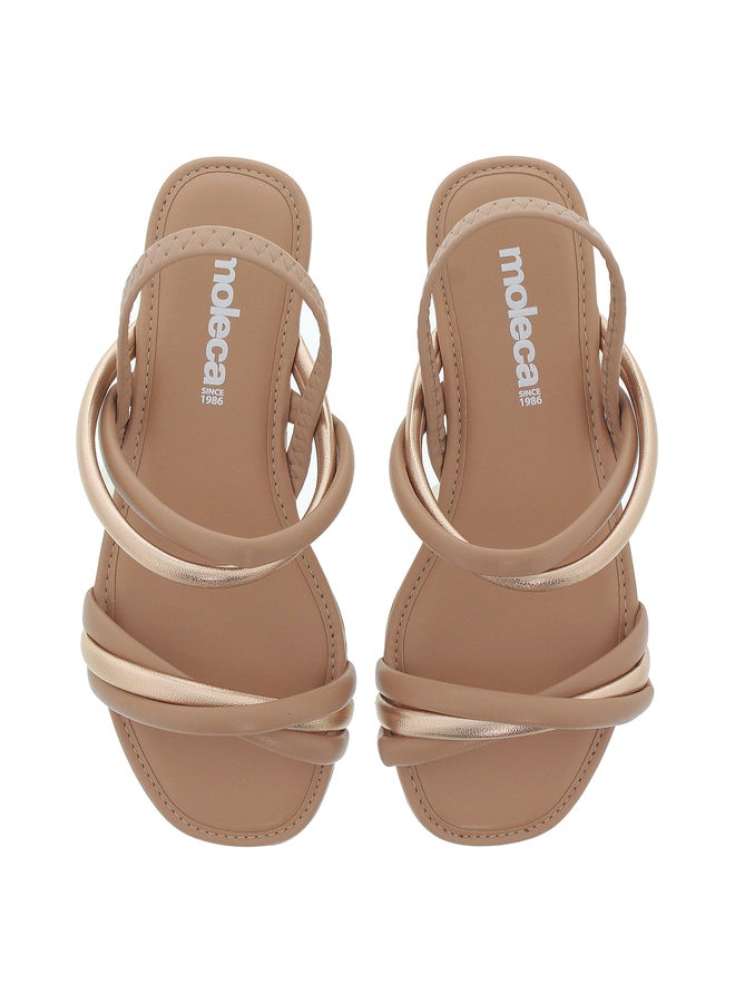 MOLECA Ankle Strap Open Toe Flat Sandals - Image 2