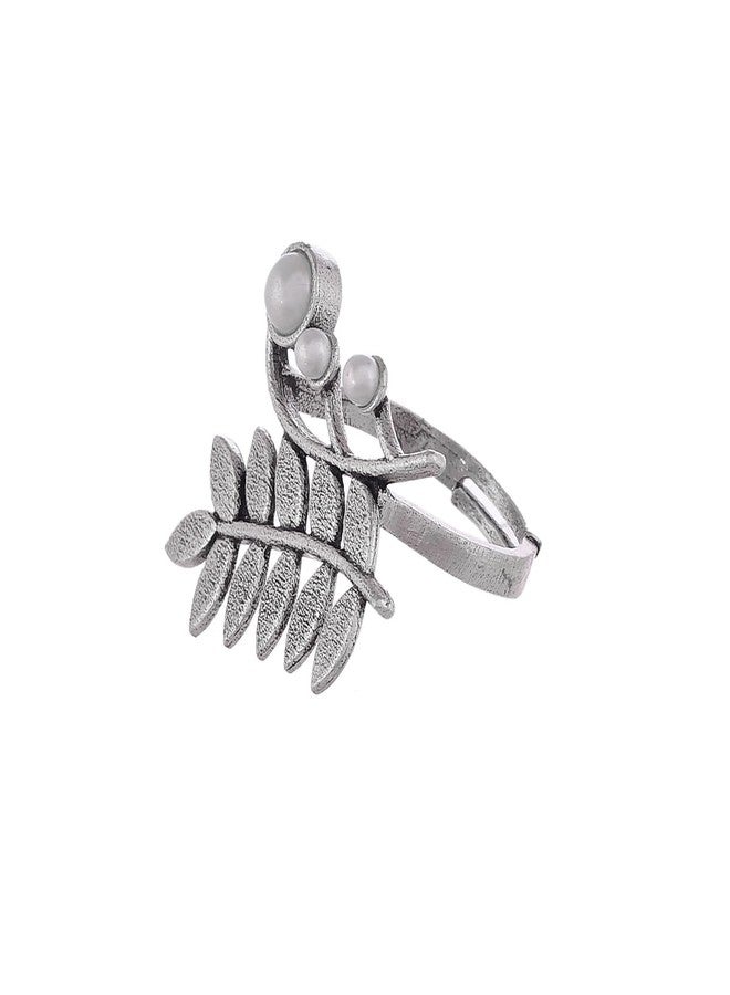 VOYLLA Fresh Fern Dew Drop Ring - Image 4