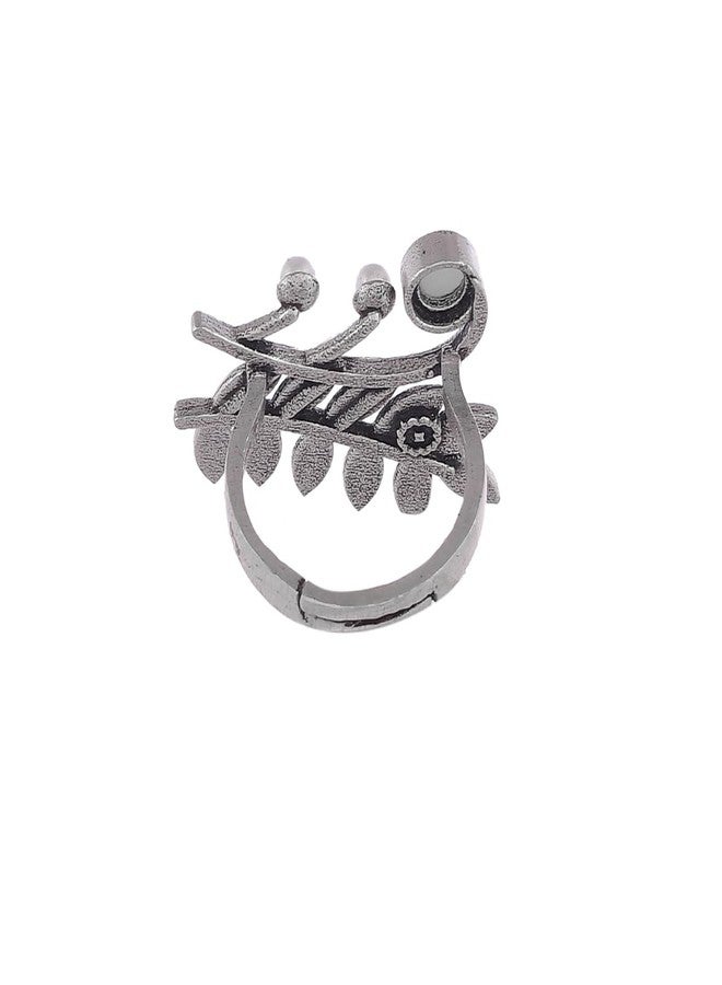 VOYLLA Fresh Fern Dew Drop Ring - Image 5