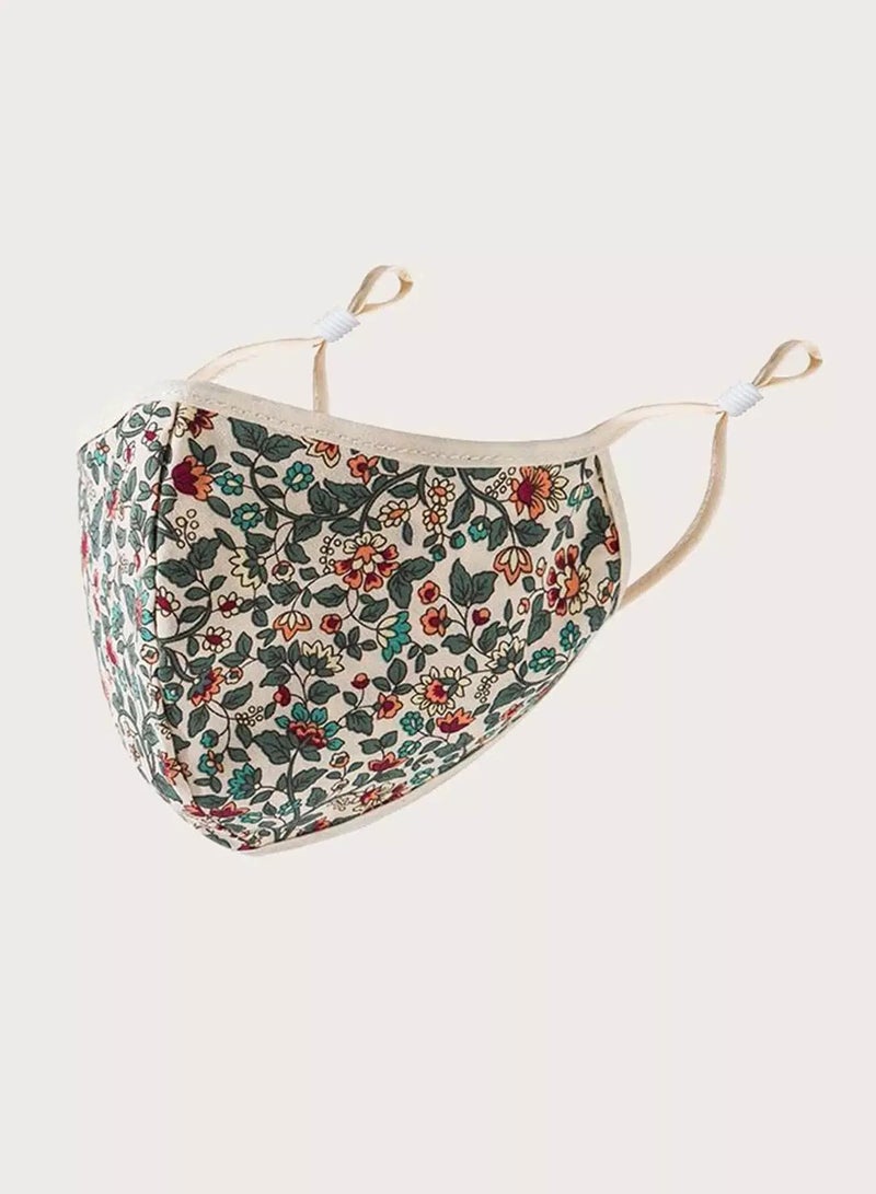 Floral Pattern Face Covering  - Image 1