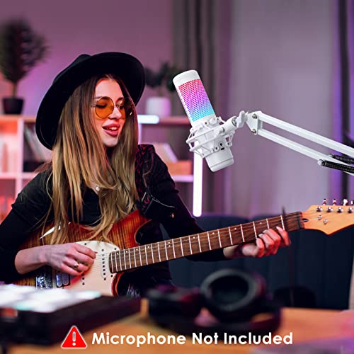 YOUSHARES White Boom Arm for HyperX QuadCast S White Mic Arm Compatible with Hyperx Quadcast White Microphone Premium Microphone Boom Arm Stand by YOUSHARES - Image 3