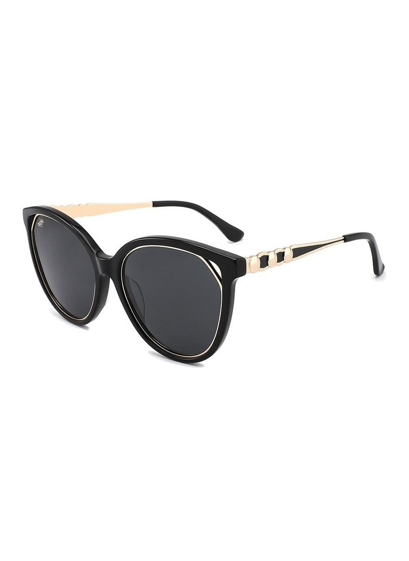 ZIAZONE - Ziazone Acetate Metal Cat Eye Sunglasses - Image 1