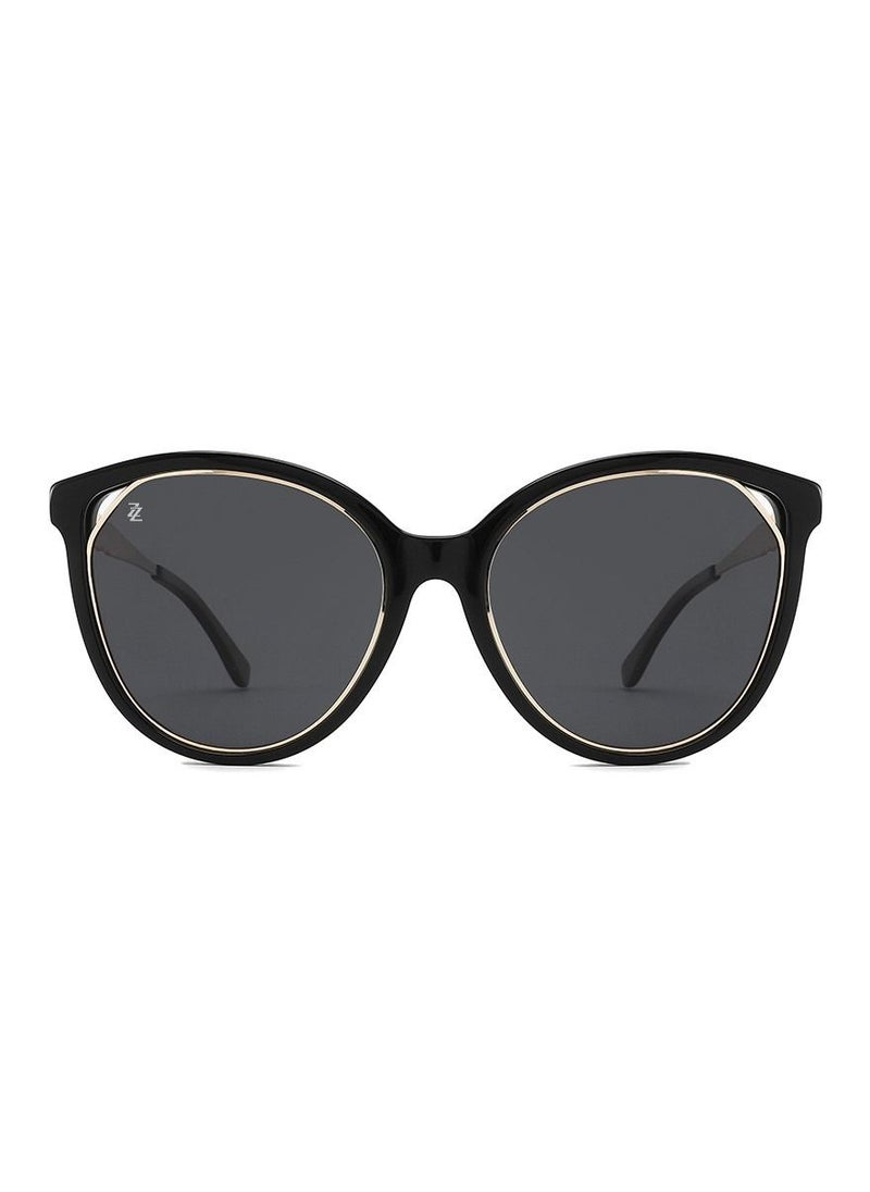 ZIAZONE - Ziazone Acetate Metal Cat Eye Sunglasses - Image 1