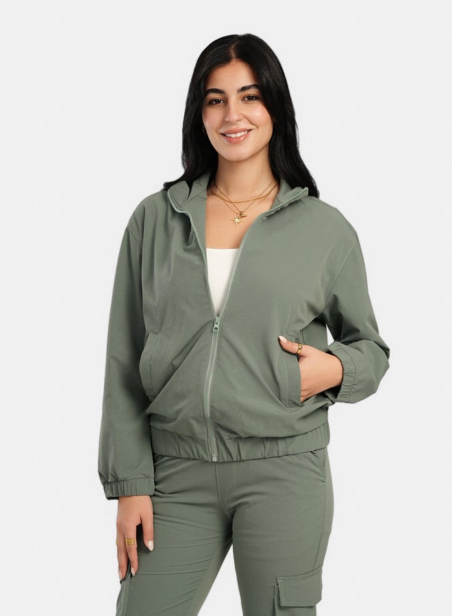 Carina Lounge Jacket with Zipper Closure  - Image 1