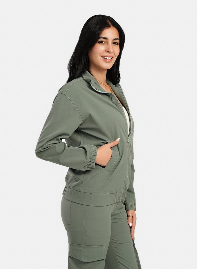 Carina Lounge Jacket with Zipper Closure  - Image 2