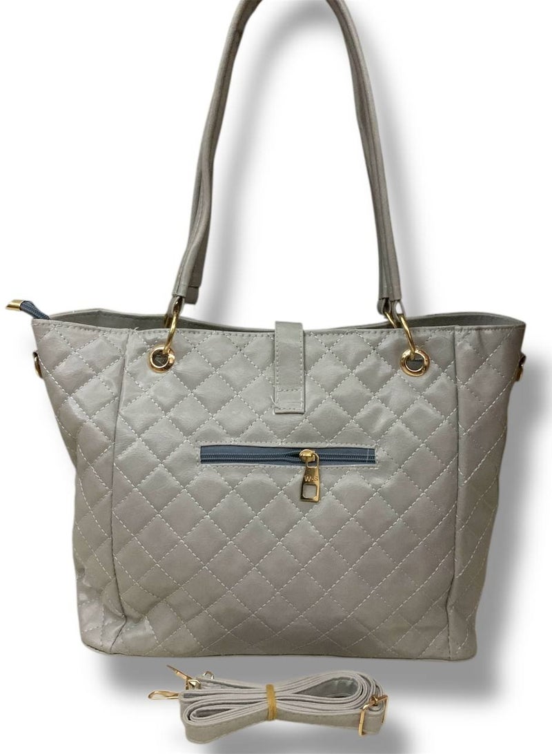 Grey Crossbody & Shoulder Handbag for Women - Image 3