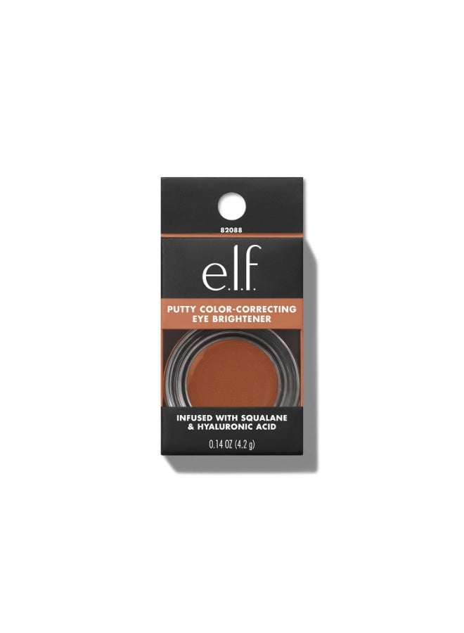 elf e.l.f. Putty Colour-Correcting Eye Brightener, Under-eye Brightener & Primer For Reducing Appearance Of Dark Circles, Vegan & Cruelty-free, Tan/Deep 4.2g - Image 2