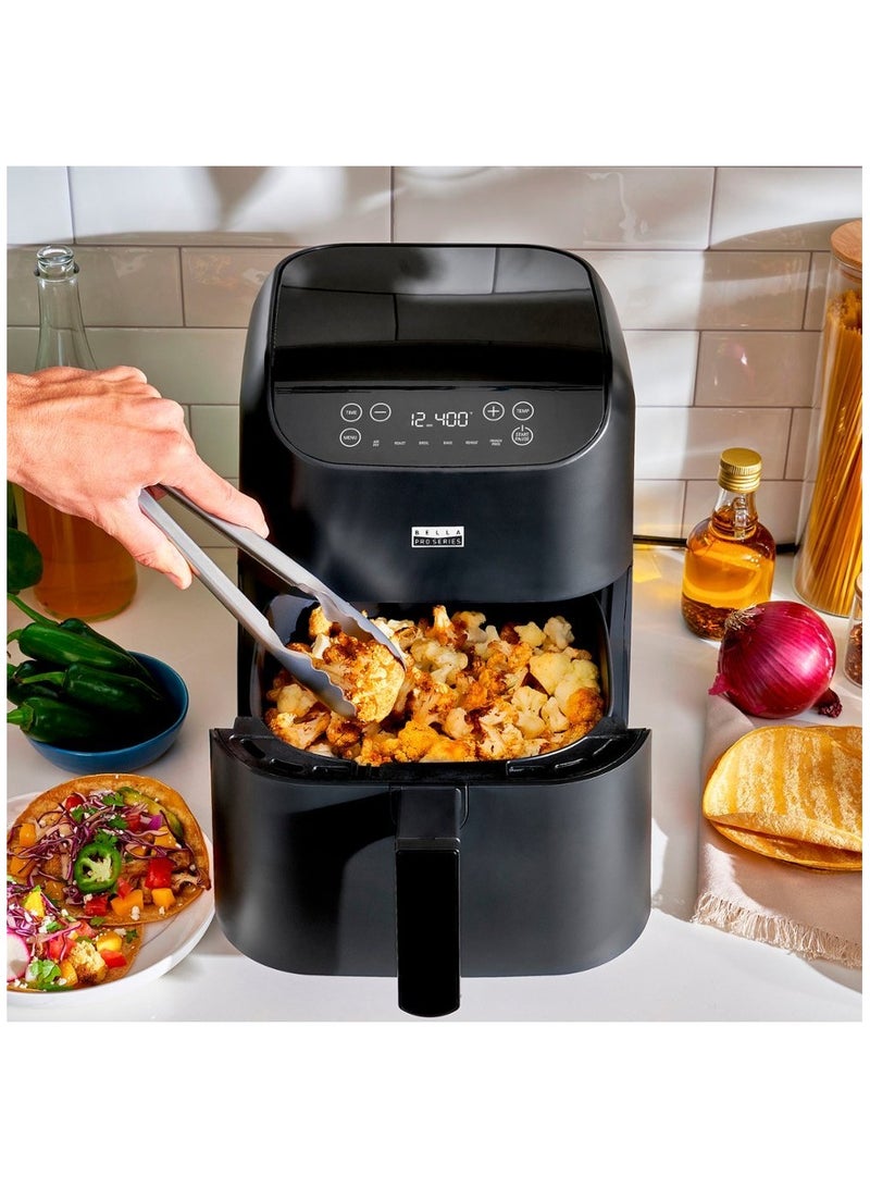 Bella Bella Pro Series 6 qt. 1500 Watts, 120 Volts Digital Air Fryer with Digital Touchscreen, Black - Image 3