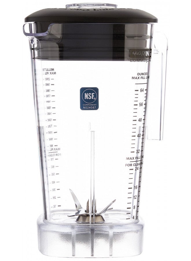Waring Commercial The Raptor Copolyester Container, 64-Ounce, Clear  - Image 3