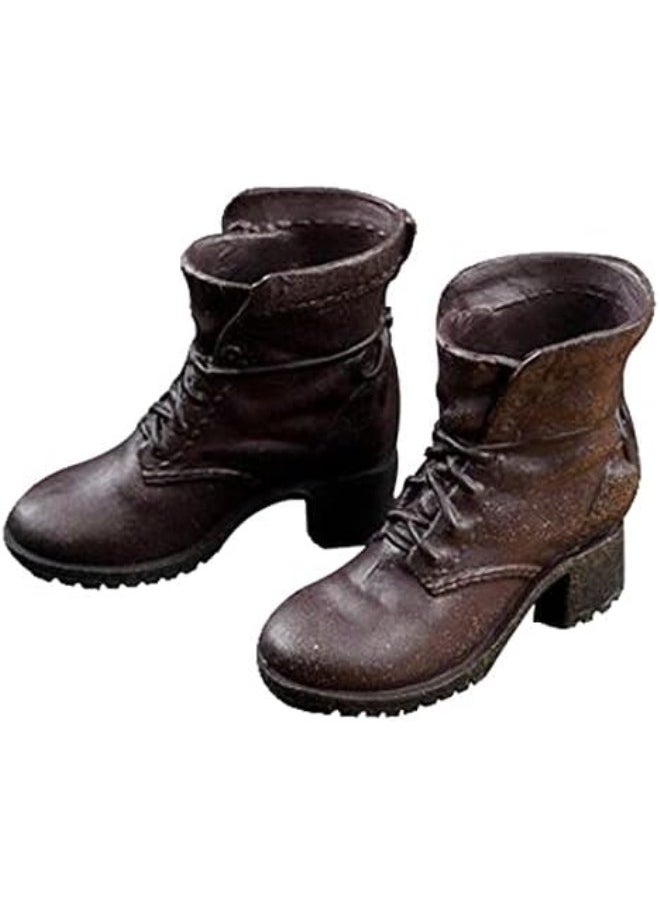 silvercnc 1/6 Female Boots PU Leather Shoes for 12 DML DID BBI TTL Accessories  - Image 1