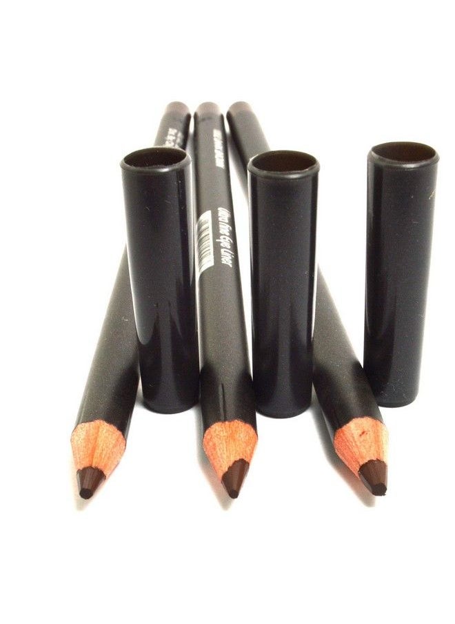 Italia Deluxe - a Deluxe 1002 Dark Brown Ultra Fine Eye liner Pencil Eyeliner Set + Free ZipBag Full Size - Image 1