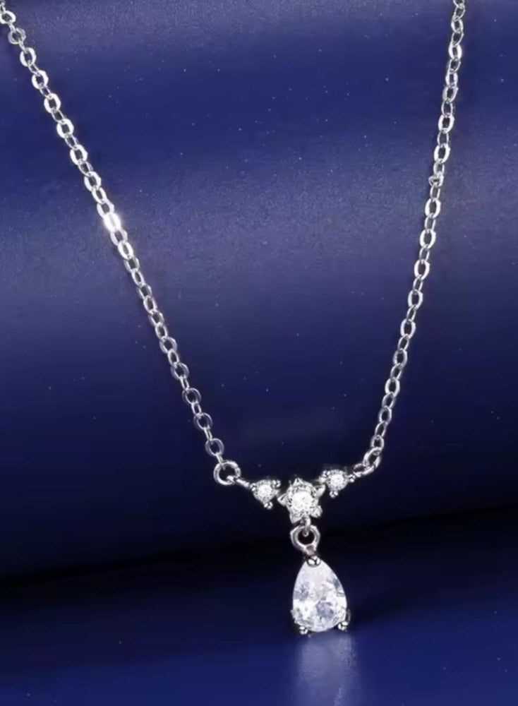 سيمهو قلادة فضية أنيقه - Image 3