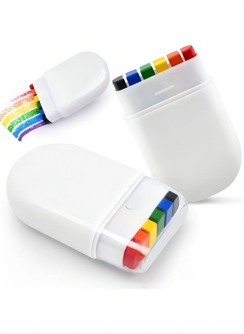 Professional face painting 6 colors rainbow