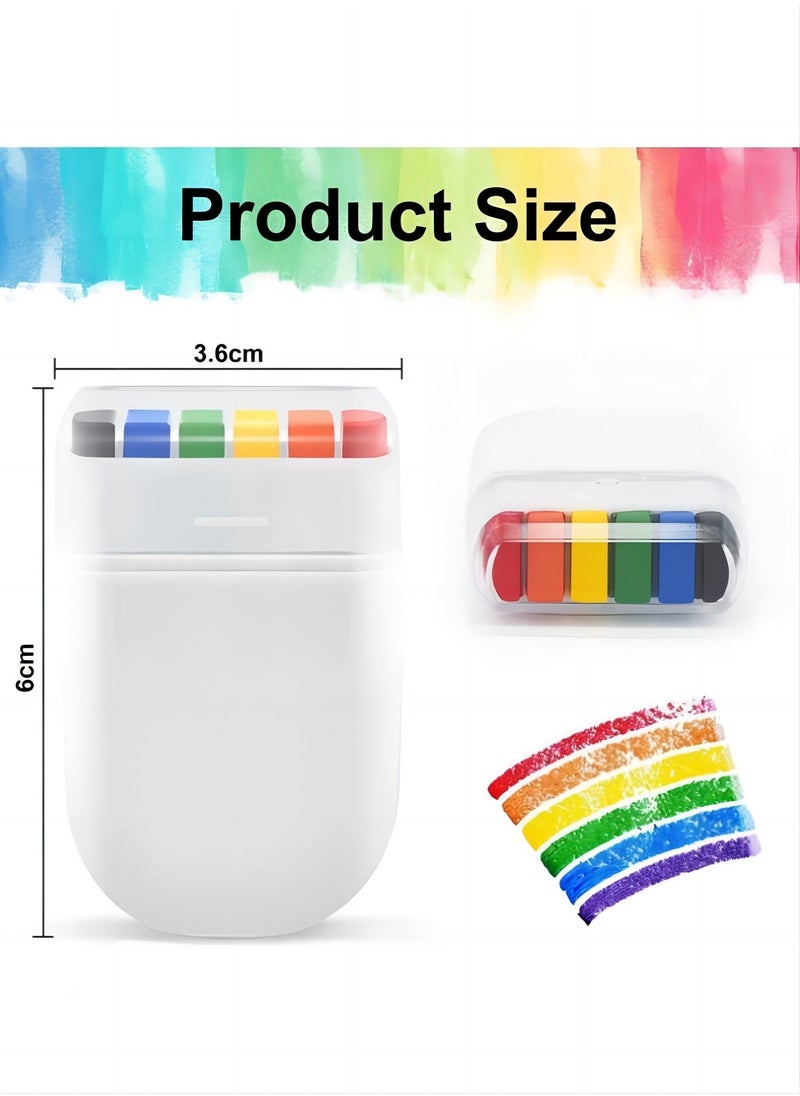 Professional face painting 6 colors rainbow