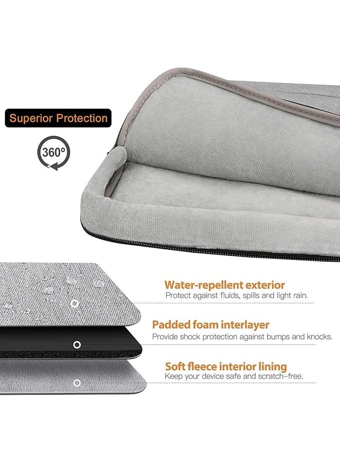 Gocokia Laptop Shoulder Briefcase Sleeve for 13.3-14.1 inch Notebook Bag - Image 2