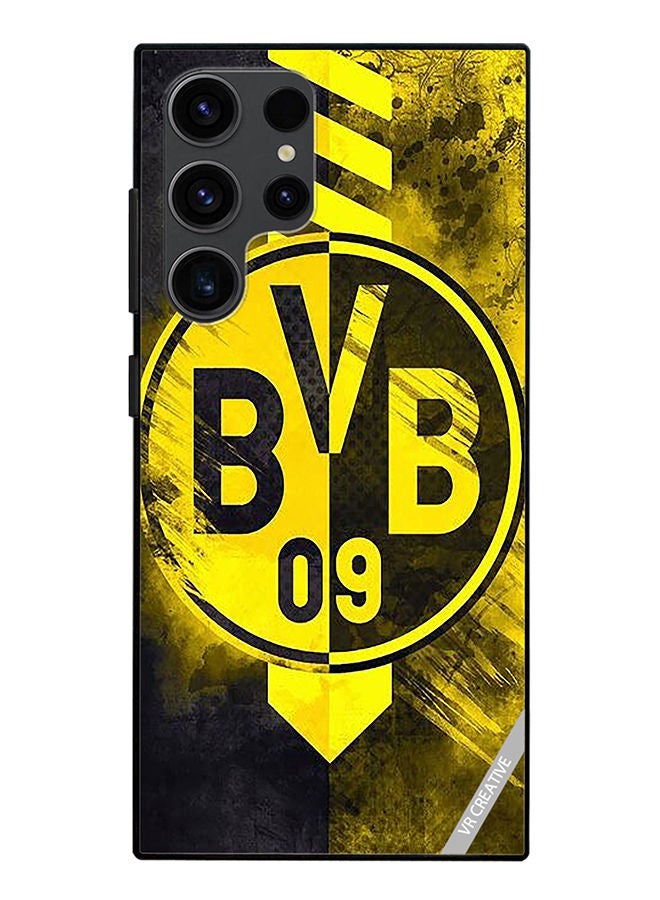 VR CREATIVE Protective Case Cover For Samsung Galaxy S23 Ultra 5G Bvb 09 Logo Design Design Multicolour - Image 1