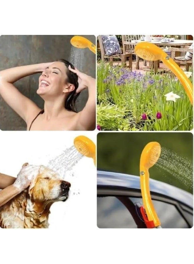 دينكس مجموعة دش كهربائية محمولة 12 فولت للسيارة والحيوانات الأليفة والكلاب والتخييم والسفر وغسيل السيارة ومضخة دش المشي لمسافات طويلة بقدرة 60 واط بضغط عالي من دينكس، DX3612 - Image 3