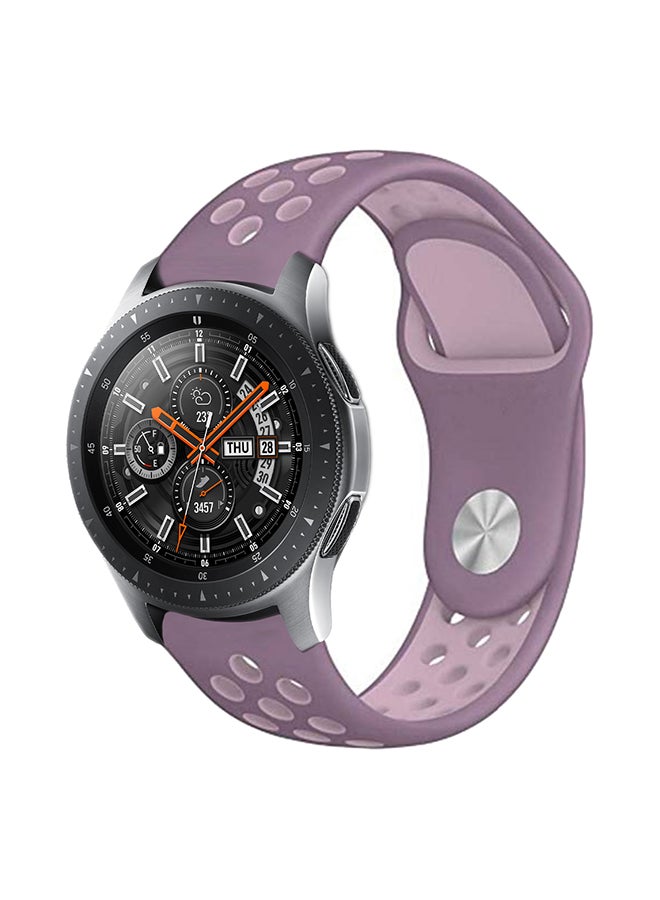 Perfii Stylish Replacement Band For Samsung Galaxy Watch Violet Plum Fog