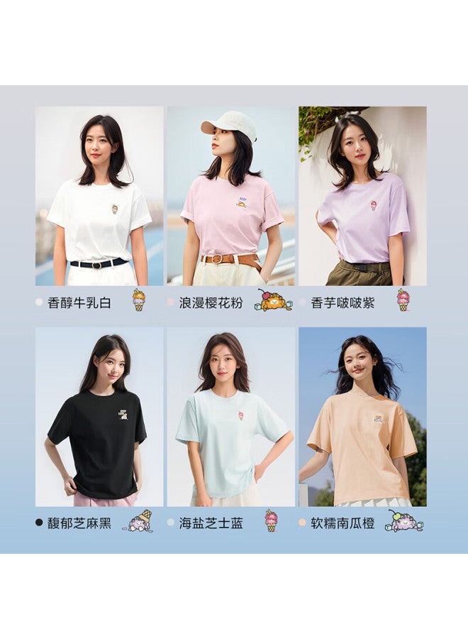 Semir Women's Short-sleeve T-shirt, Mid-length, Loose-fitting, Comfortable, Embroidered Top, 10932410007 - Image 4