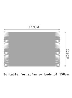 KINGMAZI Sofa Blanket Bohemian style, knitted blanket, suitable for decoration or taking a nap  - Image 3