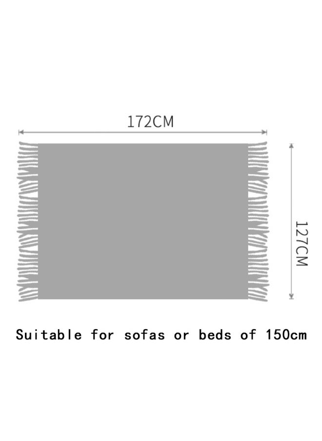 Sofa Blanket Bohemian style, knitted blanket, suitable for decoration or taking a nap