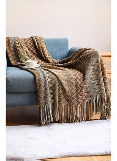 KINGMAZI Sofa Blanket Bohemian style, knitted blanket, suitable for decoration or taking a nap  - Image 4