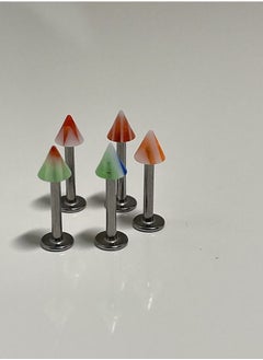 5 Pieces of body piercing accessories trendy eyebrow ring to decorate the eyebrow lips and tongue