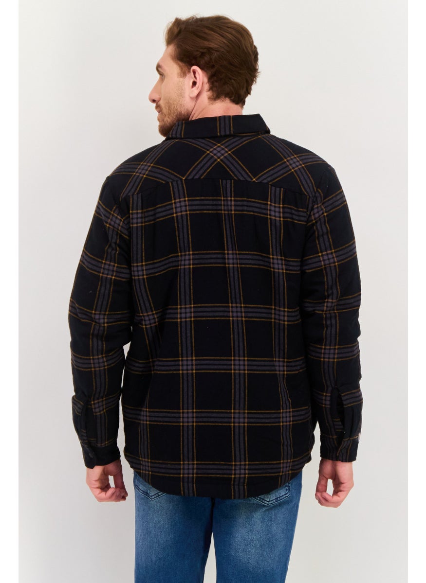 Hurley Men Sportwear Fit Outdoor Jacket, Black Combo  - Image 3