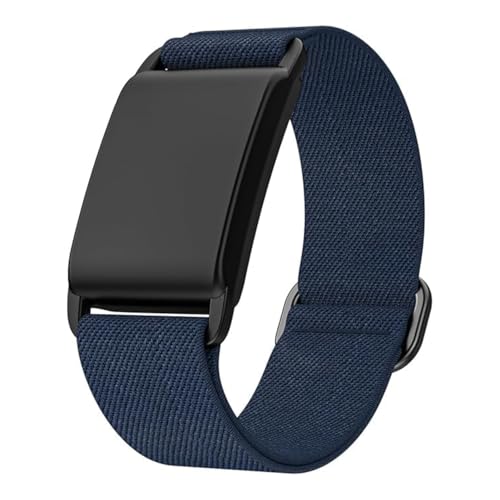Tech Trendz TechTrendz Adjustable Stretchy Solo Loop Strap for Whoop 4.0, Soft Sport Nylon Elastic Braided Band, Sleep Health & Activity Tracker Compatible Durable Replacement, Midnight Blue (Device Not Included) - Image 1