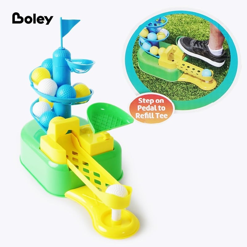 BOLEY Boley Kids Golf Set  Interactive Golf Toy with Automatic Ball Release Putting Green and Club  Fun Indoor  Outdoor Sports Toy for Toddlers and Kids  Perfect for Developing Coordination Skills - Image 2