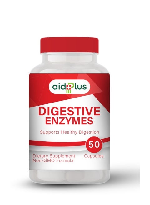 Digestive Enzyme 325 Mg - 50 Capsules | Nutrient Absorption | Supports Bloating Relief And Easy Digestion