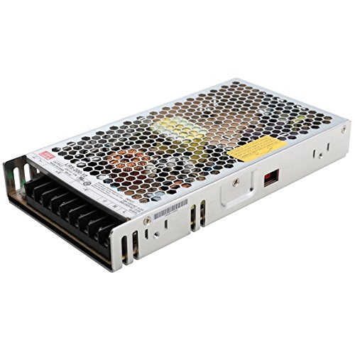 Mean Well LRS-200-12 Switching Power Supply, Single Output, 12V, 17A, 200W, 8.5" L x 4.5" W x 1.2" H - Image 1