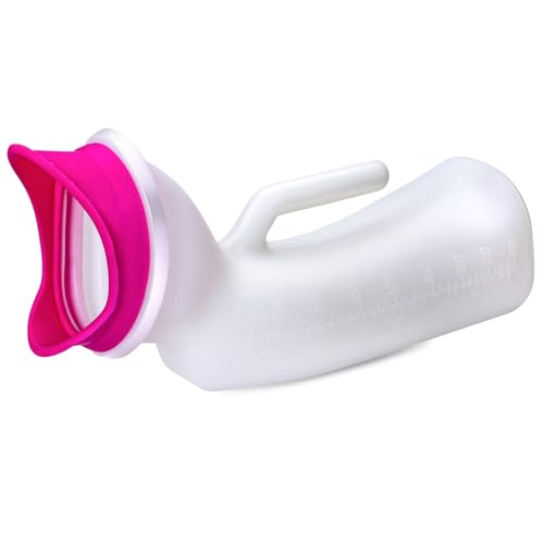 YSYONM Urinals for Women and Men Portable Unisex Urinal Bottle 1000ml Female Urination Device Pee Bottles for Emergency Travel Car Camping Hospital Elderly Incontinence - Image 1