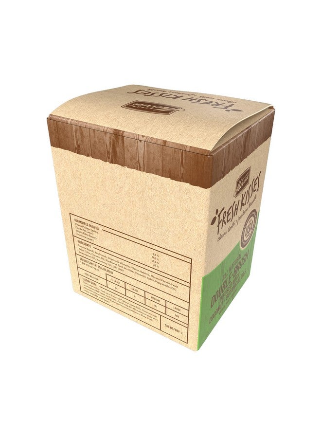 ميريك علكات أسنان طبيعية من ميريك فريش كيسز، غنية بجوز الهند والزيوت النباتية، للكلاب الكبيرة التي يزيد وزنها عن 50 رطلاً - علبة من 22 قطعة - Image 5