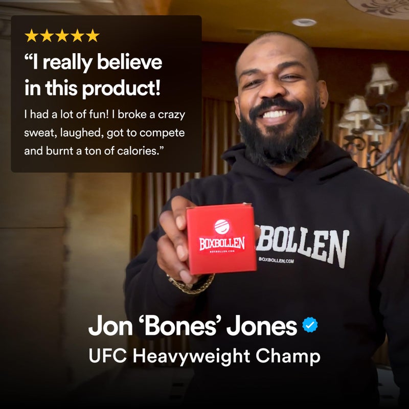 Boxbollen Original with App, Used by Celebrities - MMA Gear Boxing Ball - Boxing Reflex Ball with Adjustable Strap - Interactive The Boxball App Integration - Stocking Stuffer Ideas - 1 Pack - Image 2