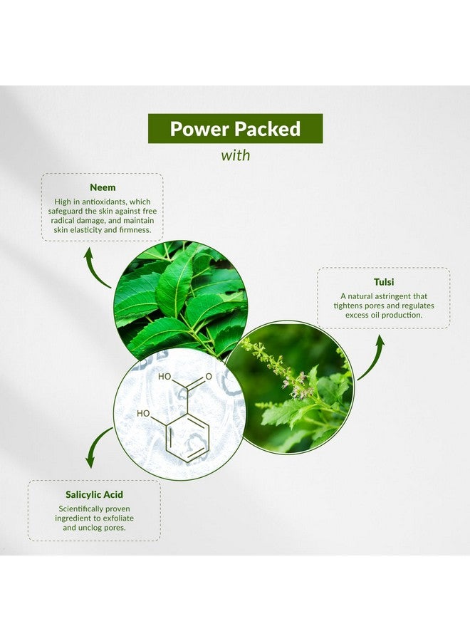 LOTUS BOTANICALS Neem, Tulsi & Salicylic Acid Anti-Acne Purifying Face Gel | Helps Prevent Acne & Pimples | Helps Reduce Skin Redness & Inflammation | No Parabens | Suitable For Acne Prone Skin | 50G  - Image 5