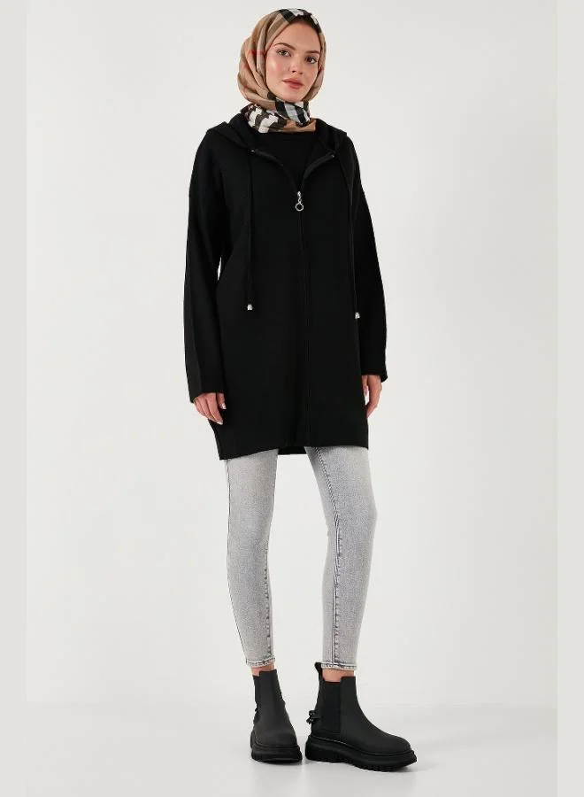 ليلا كارديجان ليلا المحتشم بحياكة نسائية مع غطاء رأس