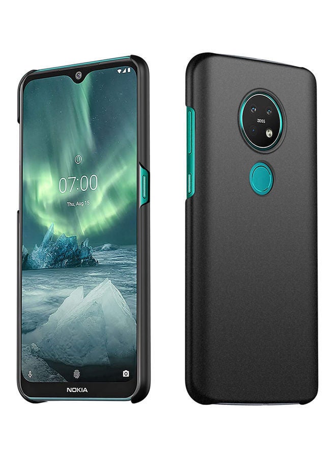 NIBEMINENT Ultra Thin Antifingerprint And Minimalist Hard Pc Cover For Nokia 7.2 Black - Image 1