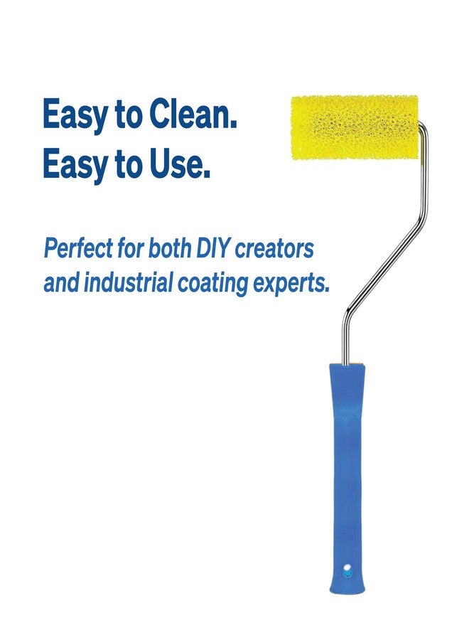 Granotone أسطوانة طلاء جرانوتون منقوشة ٤ بوصات (متعددة الألوان) | أسطوانة طلاء إسفنجية بمقبض مريح لخزائن السماعات، وأغطية الطرق، وطلاء الجدران، وطلاء الأسطح، وبطانات صناديق الشاحنات، والطلاءات المانعة للانزلاق - Image 4