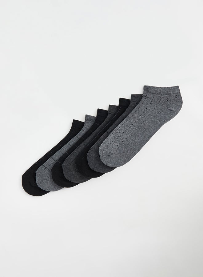 LC WAIKIKI Patterned Men's Trainer Socks 7 Pack - Image 2