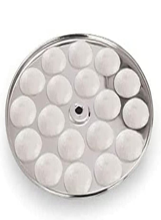 LUXURIA Diamond Mini Idli Plate Set Medium | Stainless Steel Idli Idiyappam Maker | Three Plate Set for Efficient Steaming | Compact Durable Kitchen Cooking Tool - Image 1