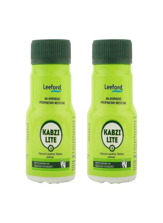 Leeford Kabzi Lite Natural Laxatives for Constipation 30 Tablets (Pack of 2) | Ayurvedic Bowel Regulator Tablets with Senna, Harad & Mulethi | Fast & Natural Relief from Constipation | Ideal for Adults Seeking Gentle Bowel Support - Image 1