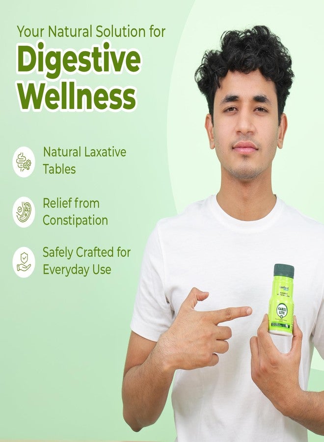 Leeford Kabzi Lite Natural Laxatives for Constipation 30 Tablets (Pack of 2) | Ayurvedic Bowel Regulator Tablets with Senna, Harad & Mulethi | Fast & Natural Relief from Constipation | Ideal for Adults Seeking Gentle Bowel Support - Image 3