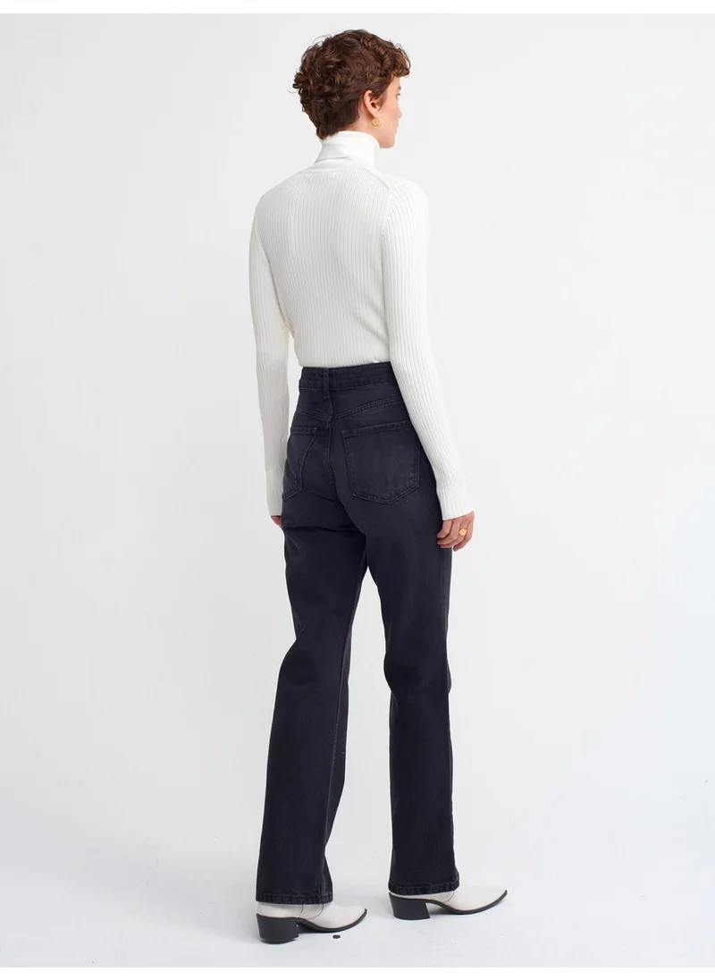 ديلفين 4480 Vintage Flare Trousers Black