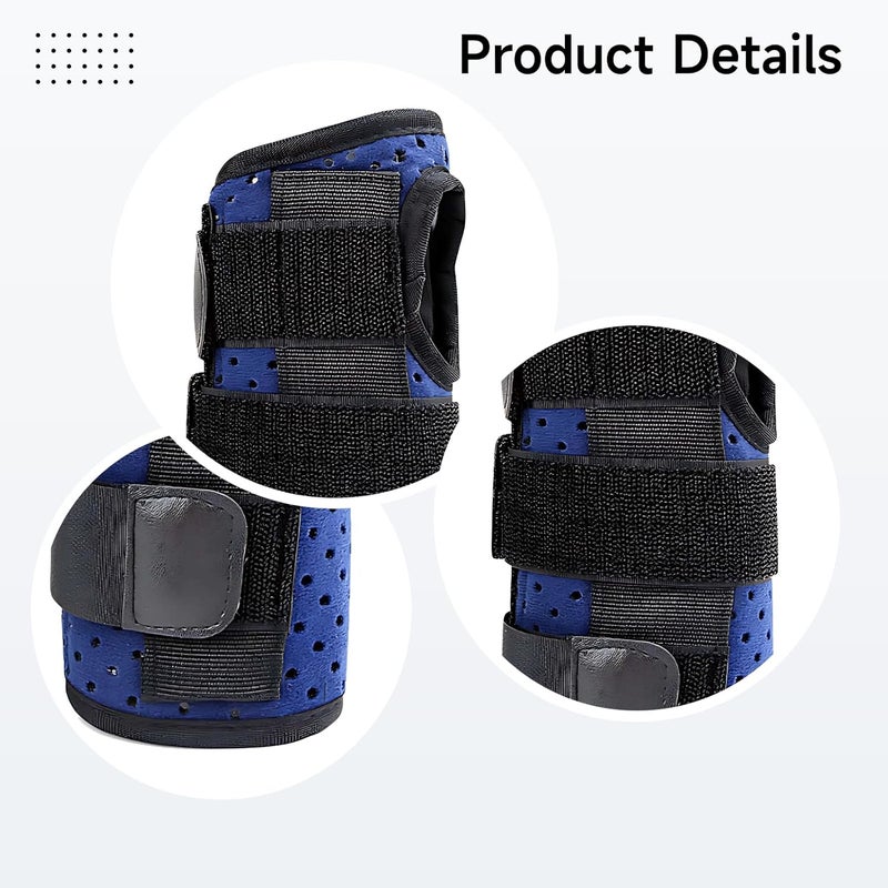 Breathable Left Hand Fracture Splint, Ulnar Gutter Style, 8.5 X 7.5 in / 21.5 X 19 Cm for Boxer Injury Recovery - Image 3