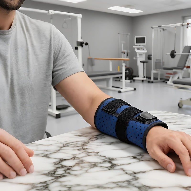 Breathable Left Hand Fracture Splint, Ulnar Gutter Style, 8.5 X 7.5 in / 21.5 X 19 Cm for Boxer Injury Recovery - Image 4