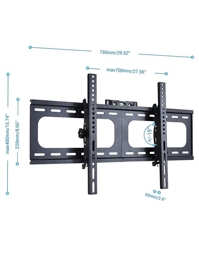 Generic - Slim TV Brackets Wall Mount Bracket for 26" - 75" LED LCD OLED Plasma Fat Screens Television Strong 45kg Weight Capacity VESA up to 700 x 400 - Image 1