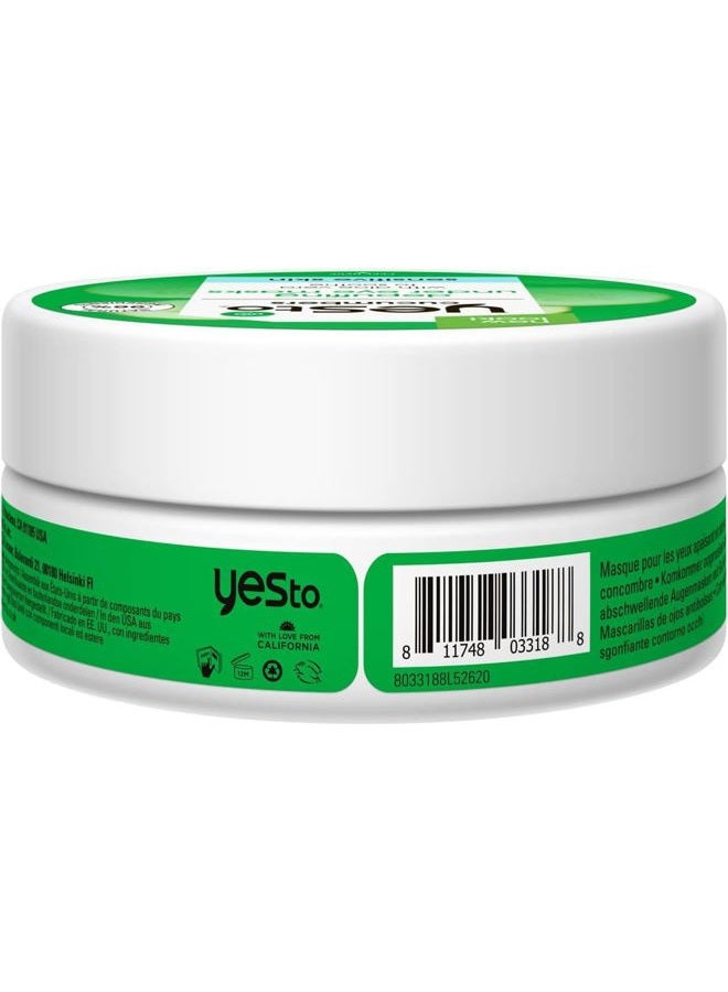 Yes To Soothing Depuffing Under Eye Masks for Sensitive Skin , Cucumber 8 Count - Image 4