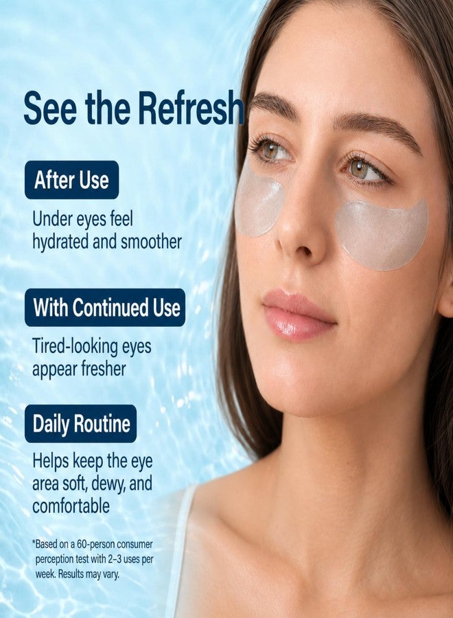 Tintark Ocean Oracle Hydrating Under Eye Patches, 28 Pairs Hydrogel Eye Masks with Marine Algae, Seaweed & Microalgae Polysaccharide for Dry, Tired-Looking Under Eyes - Image 5