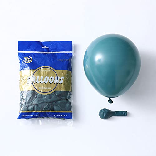 BALONAR 135Pcs Cow Boy Dusty Blue Balloons Arch Garland Kit with 18/10/5inch Sand White Coffee Cow Print Farm Animal Gold Balloons for Boy Birthday Party Baby Shower Birthday Supplies (Dusty Blue) - Image 4